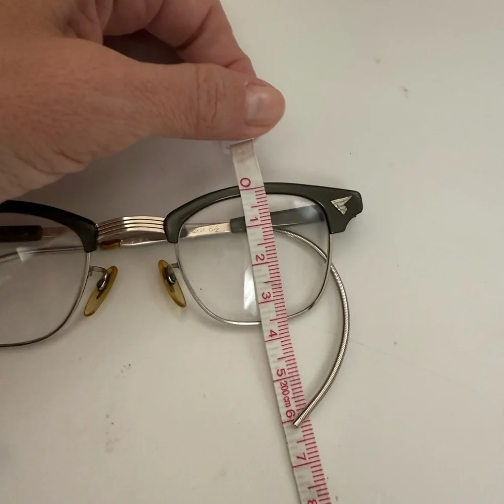vintage American Optical Sirmont browline prescription glasses 50s retro